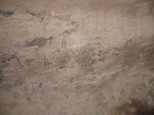 Jeskyně La Linea - malby původních obyvatel Tainů