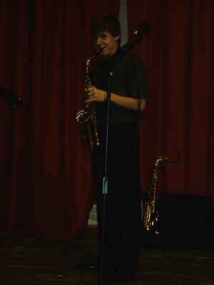 Tomáš Glaser se ujal svého saxofonu...